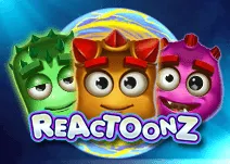Slot game artwork: Reactoonz